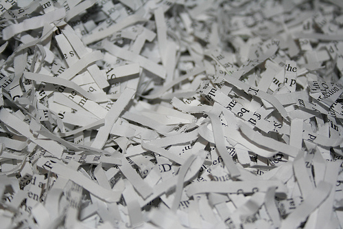 shredded paper photo